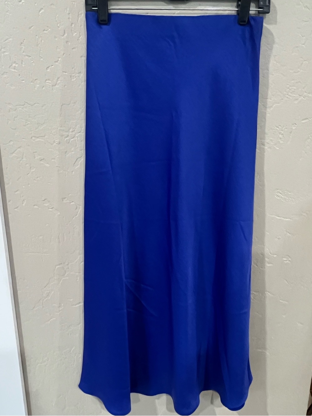 LOFT Royal Blue Maxi Skirt XS NWT Elastic Waist Flowy Cobalt Blue